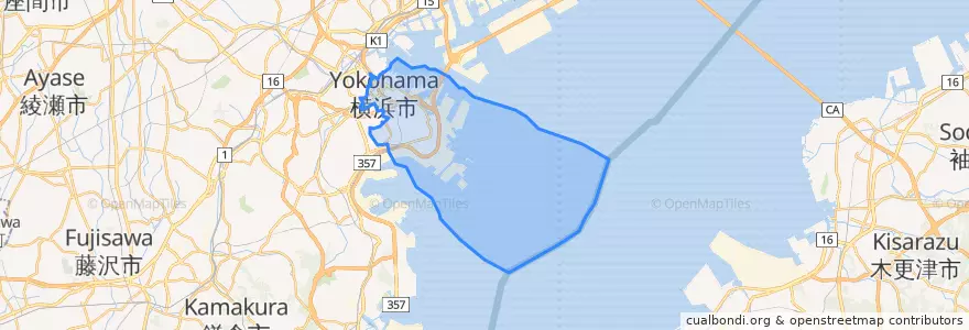 Mapa de ubicacion de 中区.