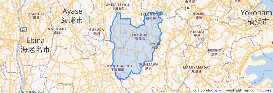 Mapa de ubicacion de 泉区.