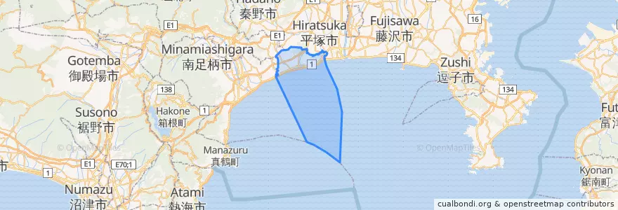 Mapa de ubicacion de Нака.