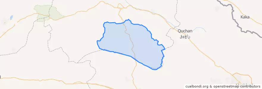 Mapa de ubicacion de Esfarayen County.