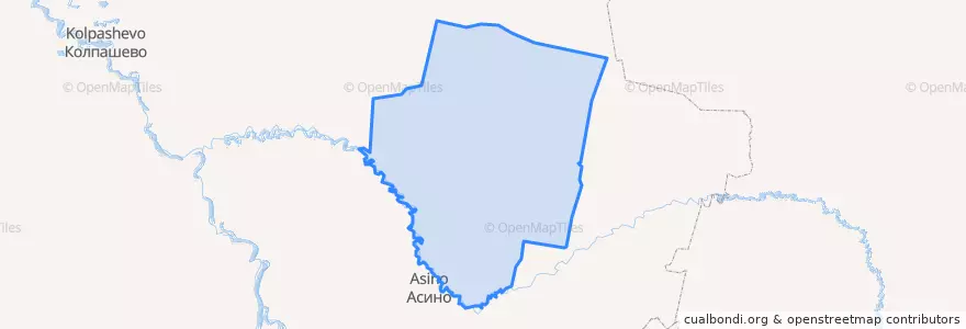 Mapa de ubicacion de Первомайский район.