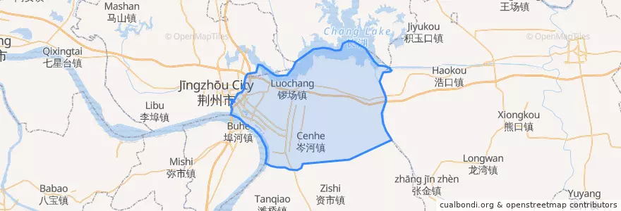 Mapa de ubicacion de 沙市区.
