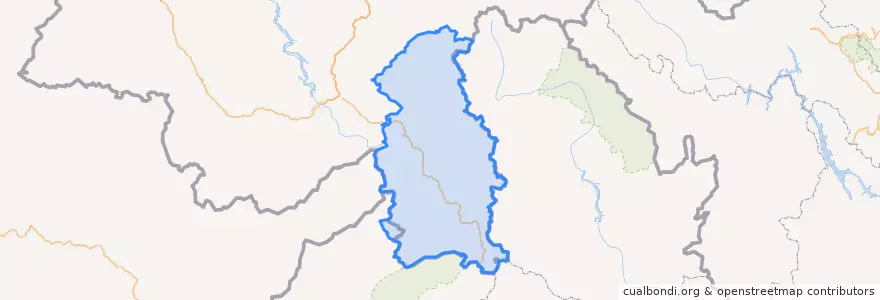Mapa de ubicacion de 勐腊县.