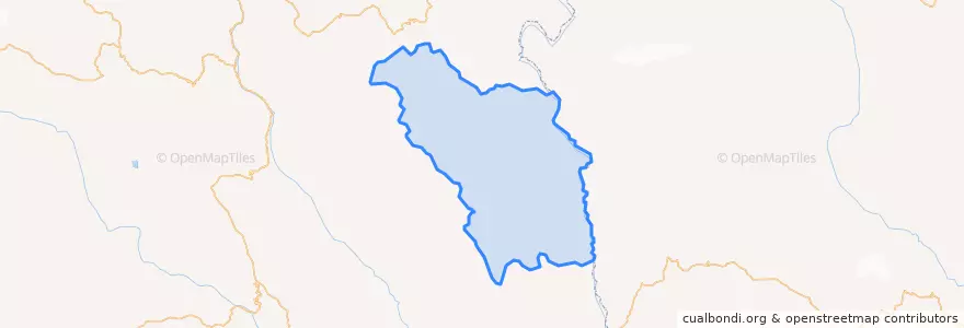 Mapa de ubicacion de གོ་འཇོ་རྫོང་ / 贡觉县 / Gonjo.