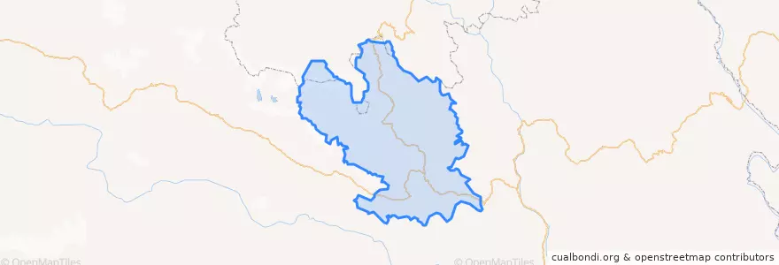 Mapa de ubicacion de རི་བོ་ཆེ་རྫོང་ / 类乌齐县 / Riwoqê.