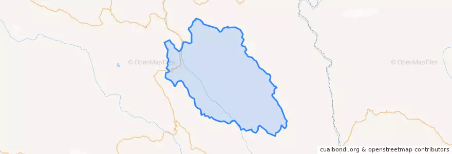 Mapa de ubicacion de བྲག་གཡབ་རྫོང་ / 察雅县 / Zhag'yab.