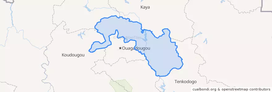 Mapa de ubicacion de Plateau-Central.