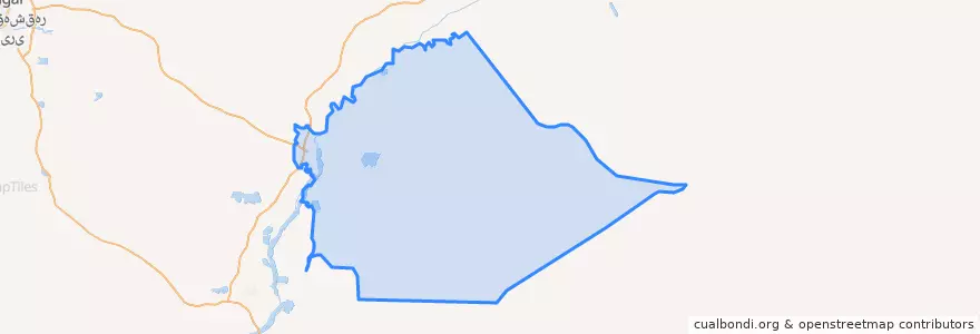 Mapa de ubicacion de Makit County.