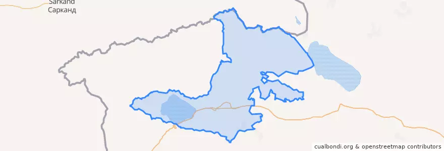 Mapa de ubicacion de Бортал 博乐市 بۆرتالا.