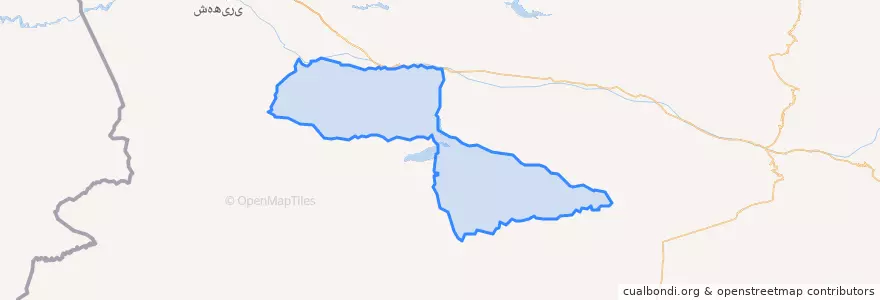 Mapa de ubicacion de Gongliu County.