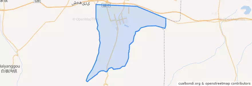 Mapa de ubicacion de 独山子区.