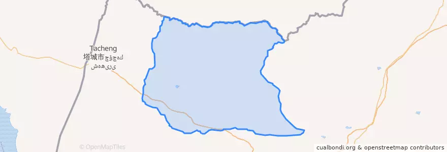 Mapa de ubicacion de Эминь/Дурбульджин.