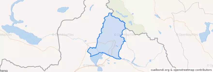 Mapa de ubicacion de 阿勒泰市.