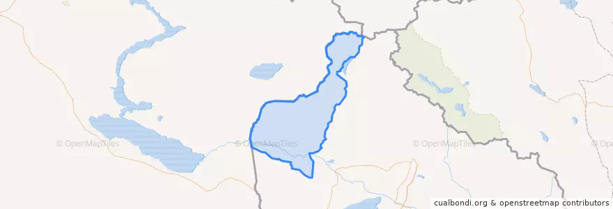 Mapa de ubicacion de 哈巴河县.