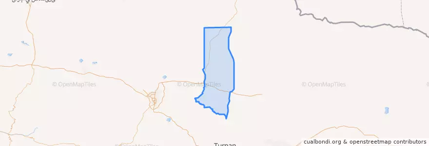 Mapa de ubicacion de Jimsar County.