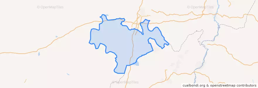 Mapa de ubicacion de 伊金霍洛旗.