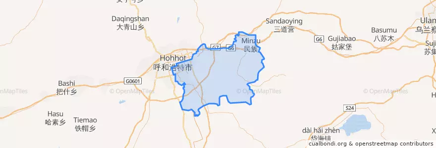 Mapa de ubicacion de Сайхань.