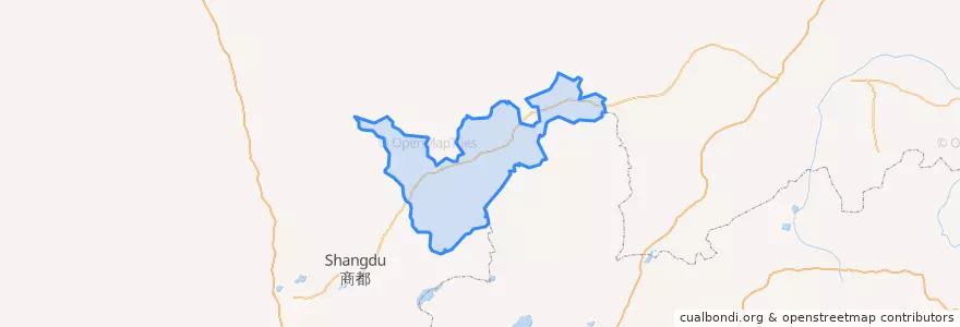 Mapa de ubicacion de 化德县.
