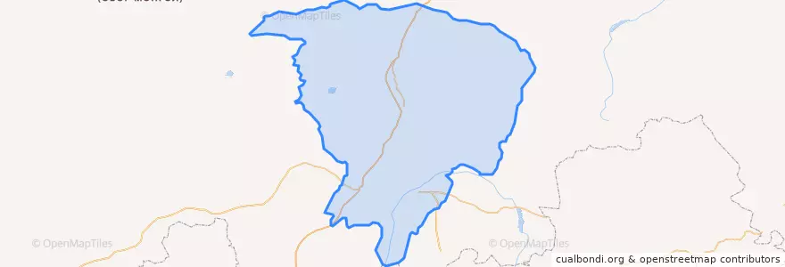 Mapa de ubicacion de 正蓝旗.