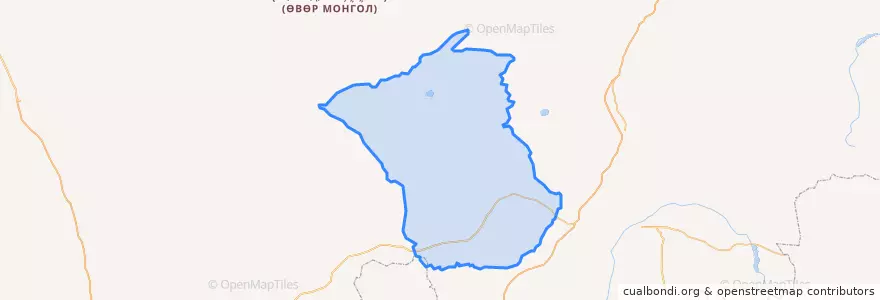 Mapa de ubicacion de 正镶白旗.