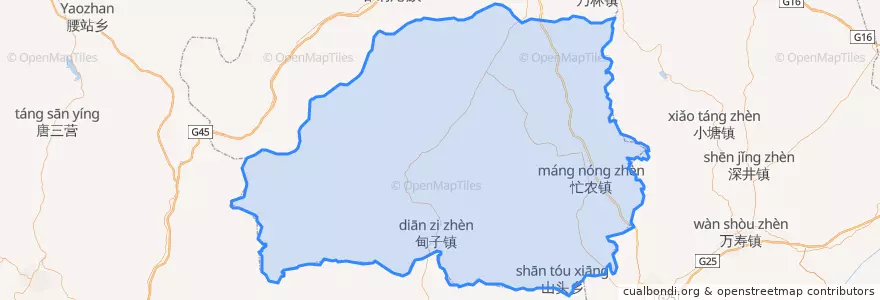 Mapa de ubicacion de 宁城县.