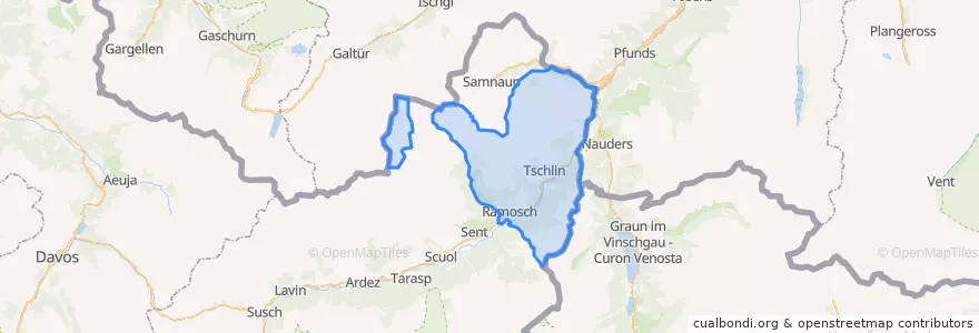 Mapa de ubicacion de Valsot.