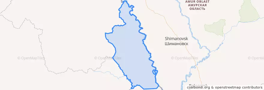 Mapa de ubicacion de 呼玛县.