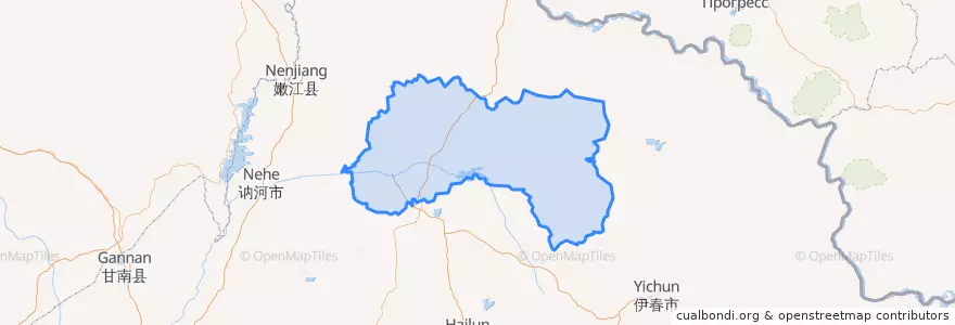 Mapa de ubicacion de Удаляньчи.