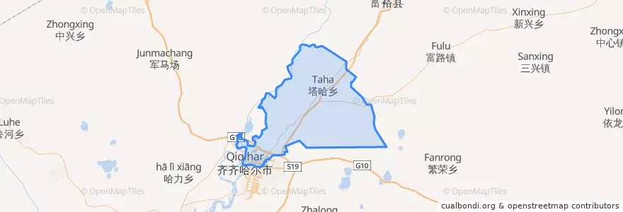 Mapa de ubicacion de 建华区.
