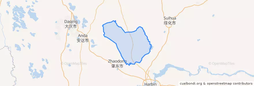 Mapa de ubicacion de 兰西县.