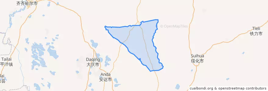 Mapa de ubicacion de Qinggang County.