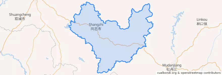 Mapa de ubicacion de شانغزي.