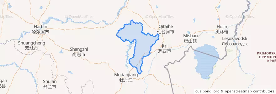 Mapa de ubicacion de 林口县.