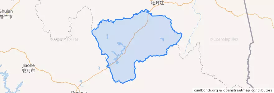 Mapa de ubicacion de Нинъань.