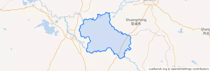 Mapa de ubicacion de Fuyu City.