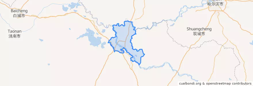 Mapa de ubicacion de 宁江区.