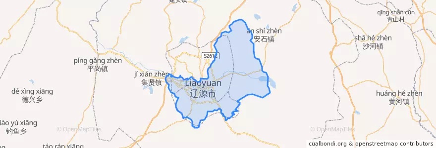 Mapa de ubicacion de 龙山区.