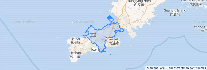 Mapa de ubicacion de Ganjingzi District.