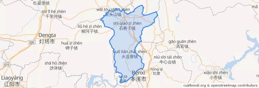 Mapa de ubicacion de Xihu District.