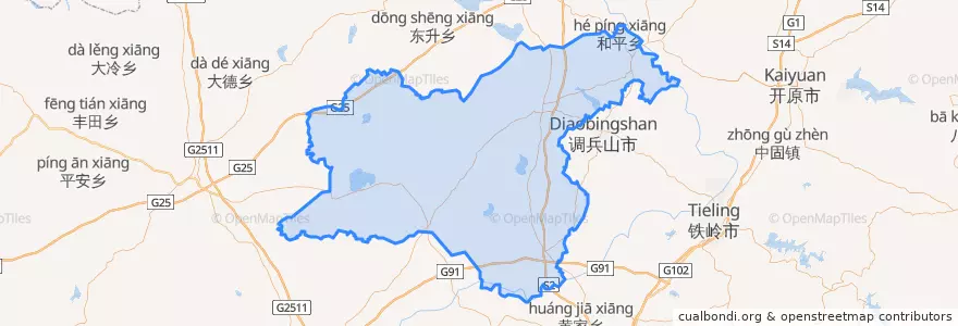 Mapa de ubicacion de 法库县.