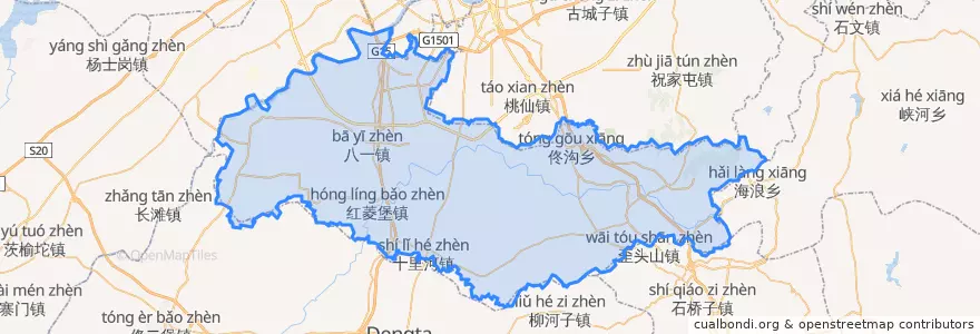 Mapa de ubicacion de 蘇家屯区.
