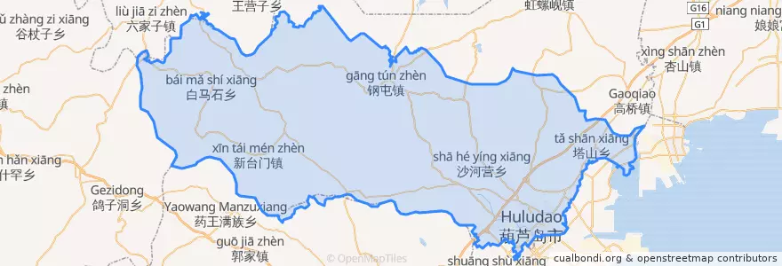 Mapa de ubicacion de 連山区.