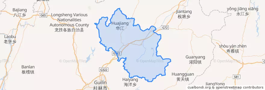 Mapa de ubicacion de 兴安县.