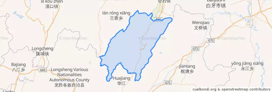 Mapa de ubicacion de Ziyuan County.