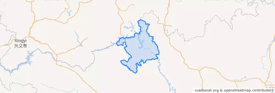 Mapa de ubicacion de 天峨县 / Tian'e.