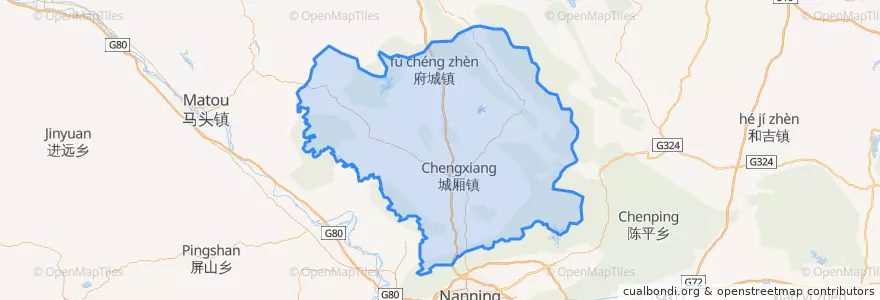 Mapa de ubicacion de 武鸣区.