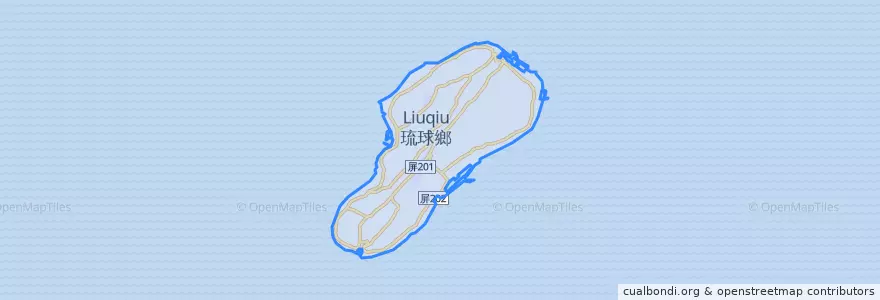 Mapa de ubicacion de 琉球鄉.