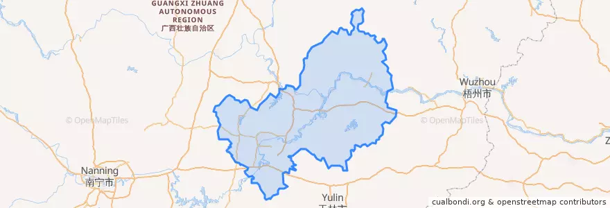 Mapa de ubicacion de گویگانگ.