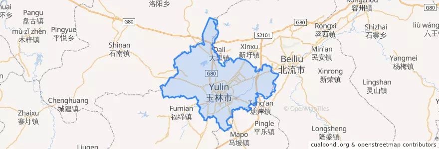 Mapa de ubicacion de 위저우구.