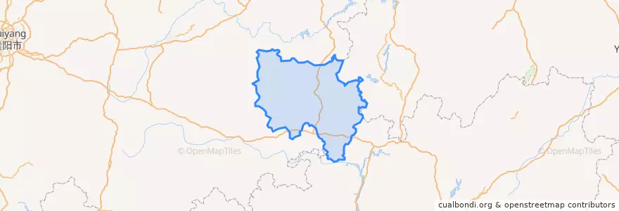 Mapa de ubicacion de 黎平县.